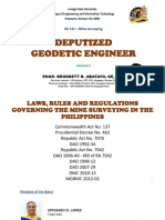 GE 121 Lecture 1 (DEPUTIZED GEODETIC ENGINEER) By: Broddett Bello Abatayo