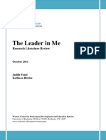 The Leader in Me - Research Litereture Review PDF