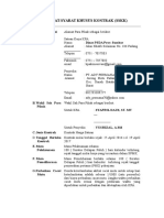 Contoh Syarat Syarat Khusus Kontrak