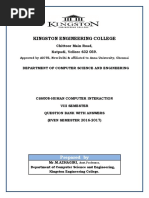 Download Question Bank With Answers Part A- CS6008-Human Computer Interaction by algatesgiri SN342777742 doc pdf