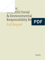 Gap Inc. 2011/2012 Social & Environmental Responsibility Report