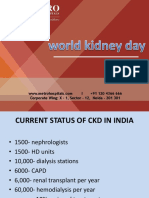Causes of Chronic Kidney Disease India - World Transplant Day
