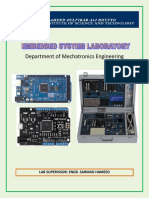 Department of Mechatronics Engineering: Lab Supervisor: Engr. Sarmad Hameed