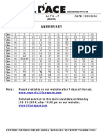 Aits - 7 - Mains - Answer Key