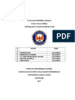 TGS EVALUASI Soal-Soal Kelompok