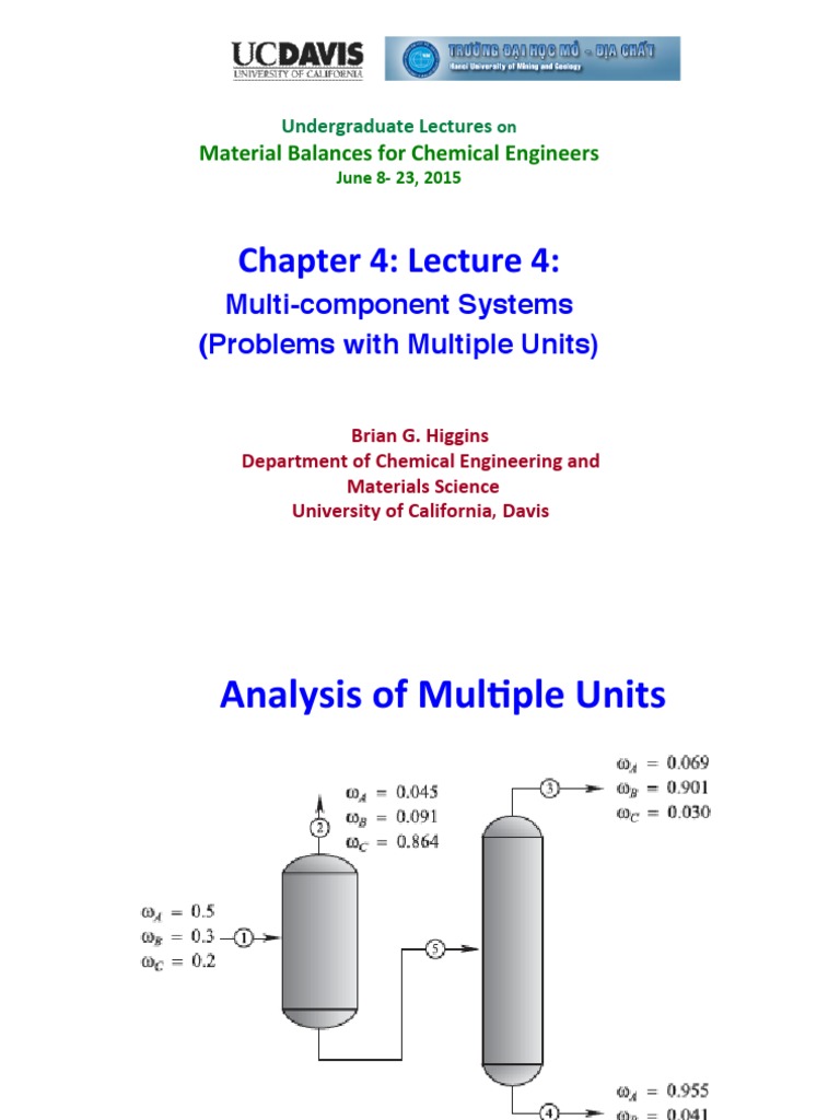 Multicomponent Problems CSTR | PDF | Teaching Methods & Materials ...