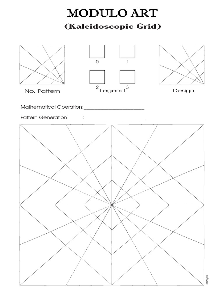 Modulo Art Sample Grids | PDF | Teaching Mathematics | Science