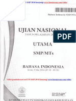 Soal Bahasa Indonesia SMP 2016 Dan Pembahasan