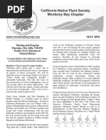 Download May 2010 Newsletter Monterey Bay Native Plant Society   by Monterey Bay Native Plant Society SN34280414 doc pdf