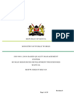 Kenya Ministry HRD procedures manual