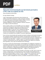 Igor, Santiago_Unknown_Taxa de Movimentação No Terminal Portuário ( THC ) Não Se Sujeita Ao ISS_Consultor Jurídico