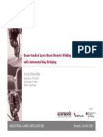 Laser Beam Remote Welding Gap Bridging Laser2015 Application Panel