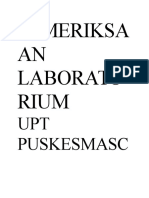 Daftar Tilik Pemeriksaan Lab