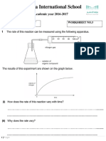 Chemistry Grade 8th Worksheet No.3