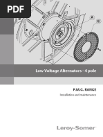 Low Voltage Alternators - 4 Pole: P.M.G. Range