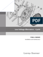 Low Voltage Alternators - 4 Pole: P.M.G. Range