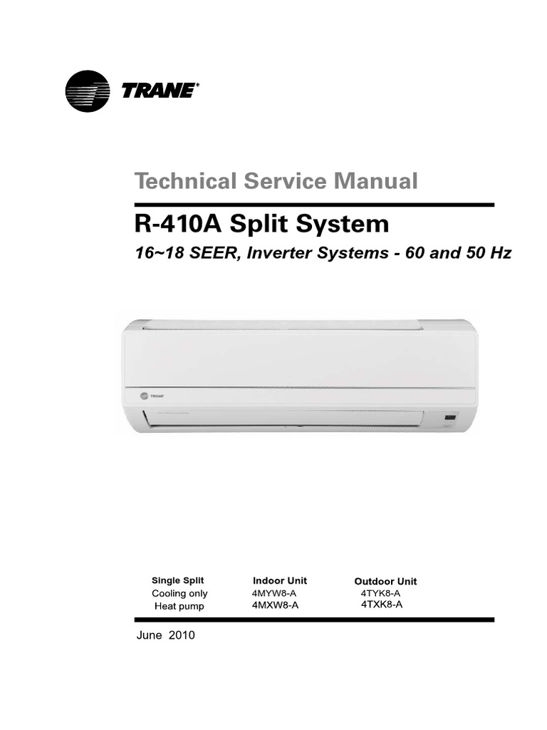 Technical Services Manual Seer 1618 Inverter PDF