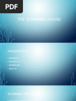 The Schminke House: Theory of Architecture-I