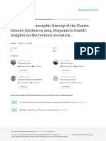 Marroni Et Al 2008 Tectono-metamorphic History of the Duarte Terrane (Jarabacoa Area, Hispaniola Island)