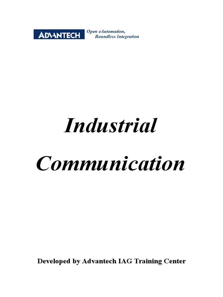 Industrial Communication Introduction PDF Duplex