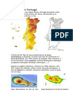O Relevo em Portugal
