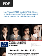 2 RA 9262 Violence Against Women