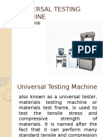 Universal Testing Machine