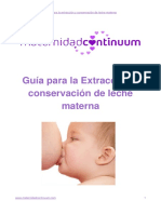 Mcontinuum Extraccion y Conservacion Leche Materna PDF