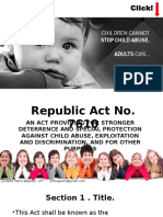 Child Abuse Act Provides Strong Protection