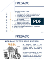 Fresado: Herramientas y procesos básicos