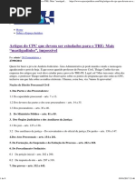 Artigos Do CPC Que Devem Ser Estudados Para o TRE_ Mais “Mastigadinho”, Impossível « Blog Do Espaço Jurídico