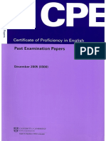 Cambridge - CPE Past Examination Papers 2005