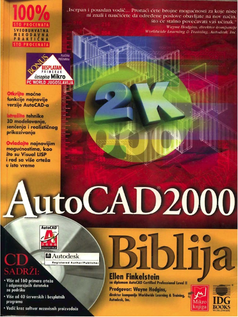 Ellen Finkelstein AutoCAD 2000 Biblija PDF | PDF