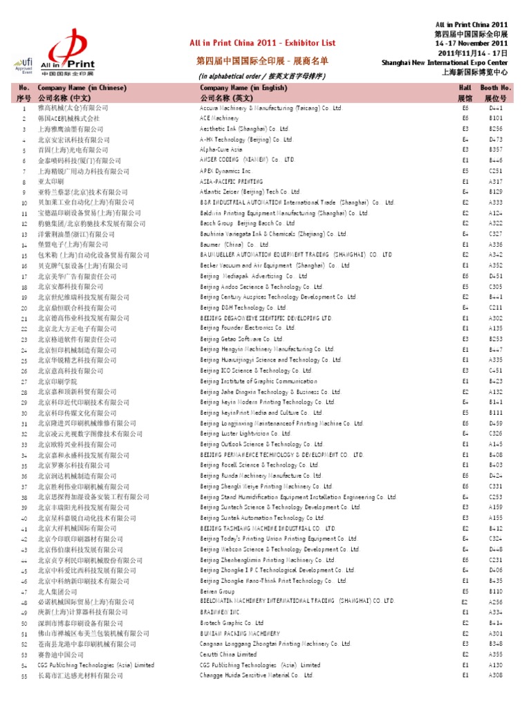All In Print China 2022