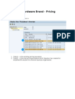 Piedmont Pricing Procedure