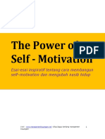 The Power of Self - Motivation