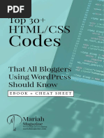 Mariah Magazine HTML CSS Codes