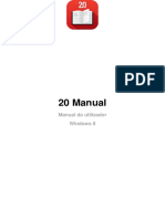 20 Manual. Manual Do Utilizador Windows 8