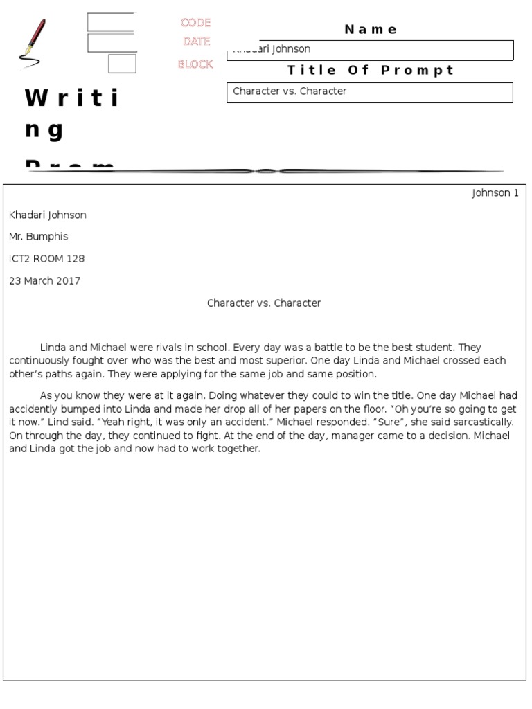 Character Rivalry in the Workplace | PDF