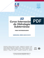 52º Curso Internacional de Hidrología Subterránea (2018)