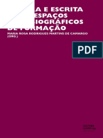 LEITURA E ESCRITA COMO ESPAÇOS AUTOBIOGRÁFICOS DE FORMAÇÃO - MARIA ROSA DE CAMARGO (Org) PDF