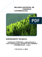 Forestacion Proyecto Chamaca 2013