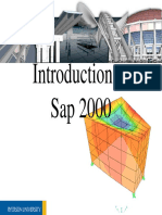 Introduction To SAP2000 PDF