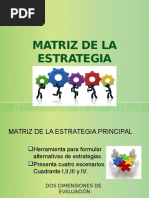 MATRIZ DE LA ESTRATEGIA PRINCIPAL y MCPE | PDF | Matriz (Matemáticas ...