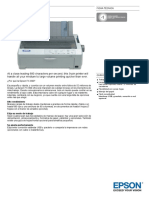 Epson FX 890 Ficha Técnica