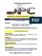 Direito Processual Civil Apontamentos