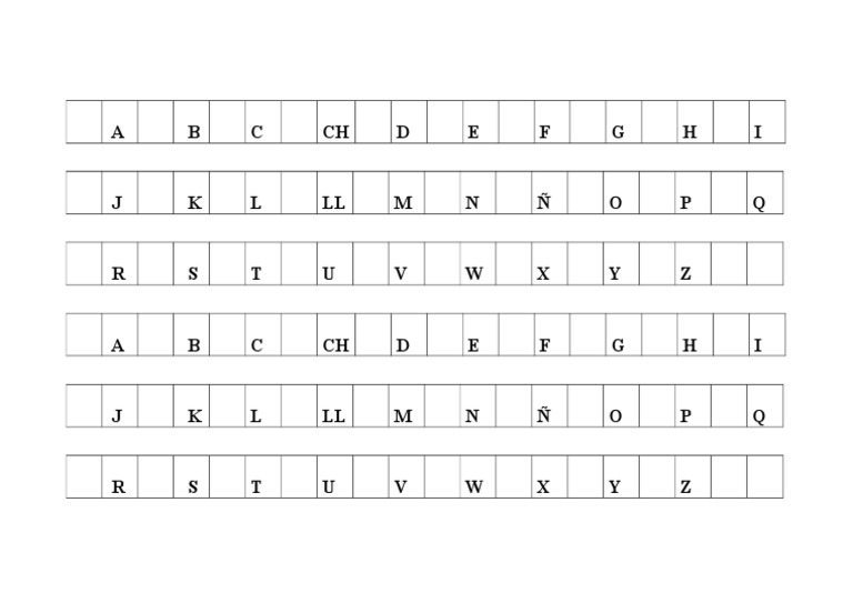 Alphabet Sequence Overview | PDF