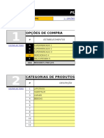 RDP0018 Planilha Lista Compras Produtos Cotacao