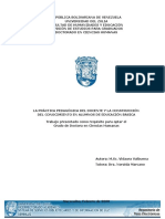 La Práctica Pedagógica Del Docente y La Construcción