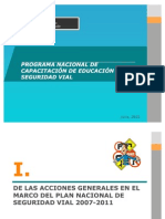 Programa Nacional de Capacitación de Educación en Seguridad Vial